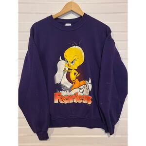 Vintage 90s Tweety cartoon crewneck